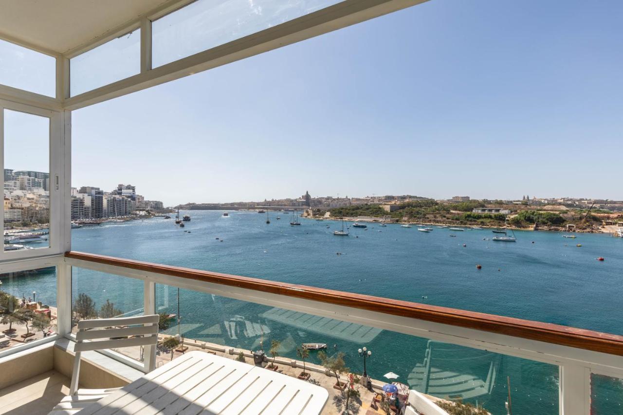 Stunning - Seafront 3-Bedroom 6Th Floor Слима Экстерьер фото